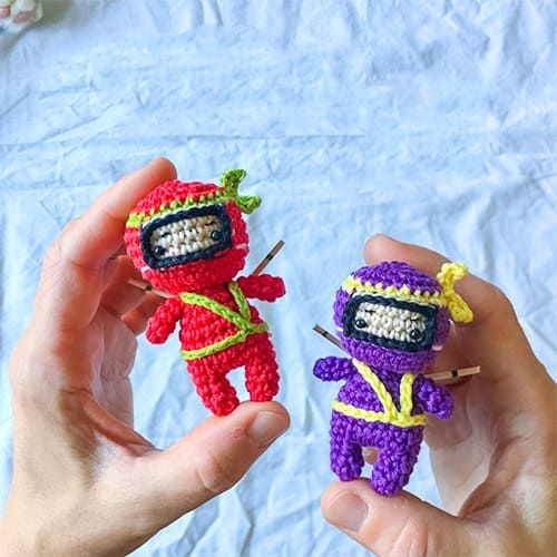 Crochet Doll Ninja Amigurumi