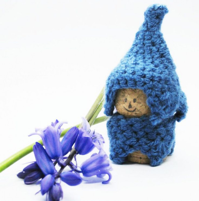 Crochet Bluebell Gnome