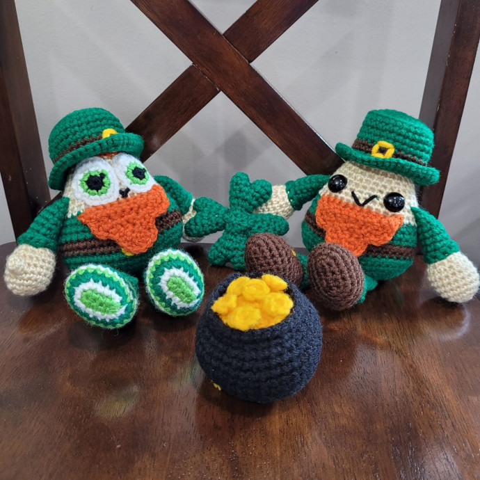 Crochet Leprechaun Buddies