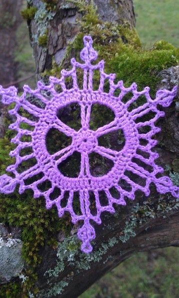 Crochet Winter Solstice Snowflake