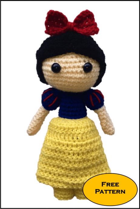 Crochet Snow White Amigurumi Doll