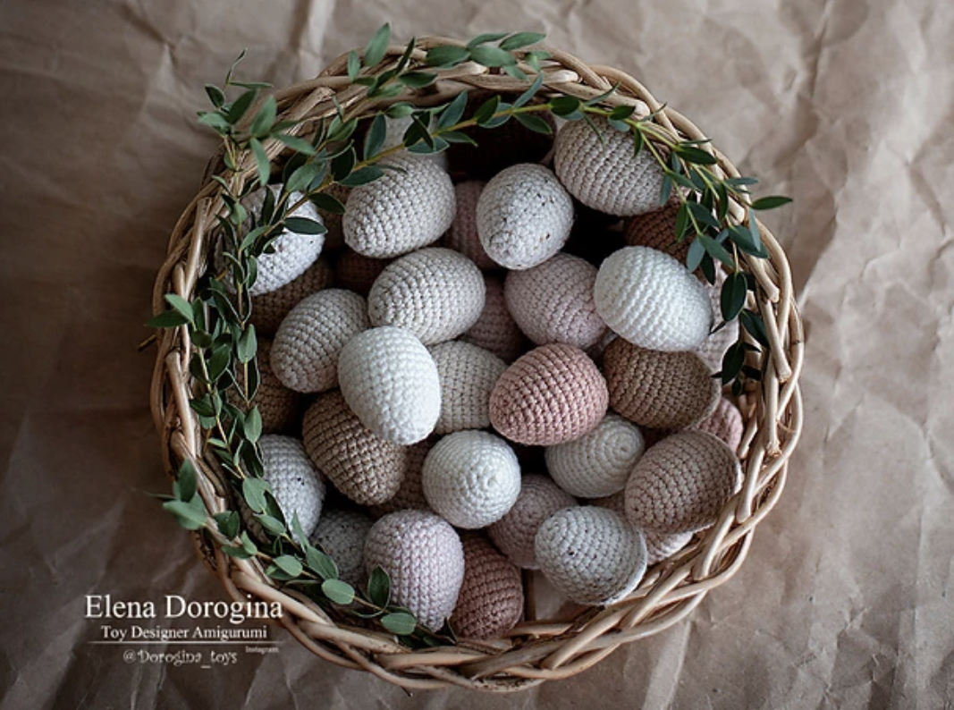 Small Easter Eggs Free Crochet Pattern Craftorator