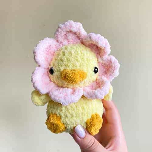 Crochet Flower Duck Amigurumi