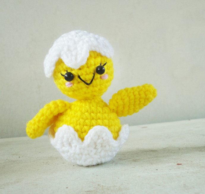 Crochet Chick From Shell