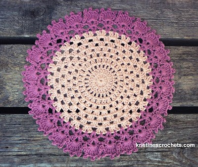 Crochet Tea Party Placemat