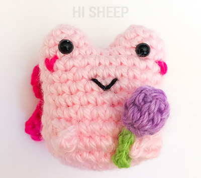 Crochet Valentine Frog