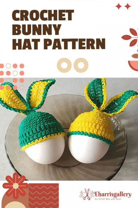 Crochet Bunny Hat Egg Cozy