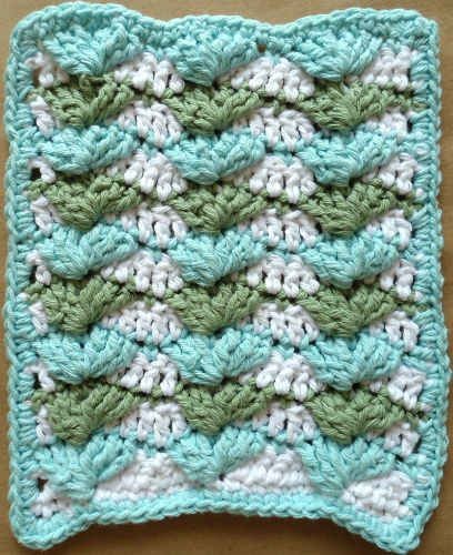 Crochet Beach Party Dishcloth