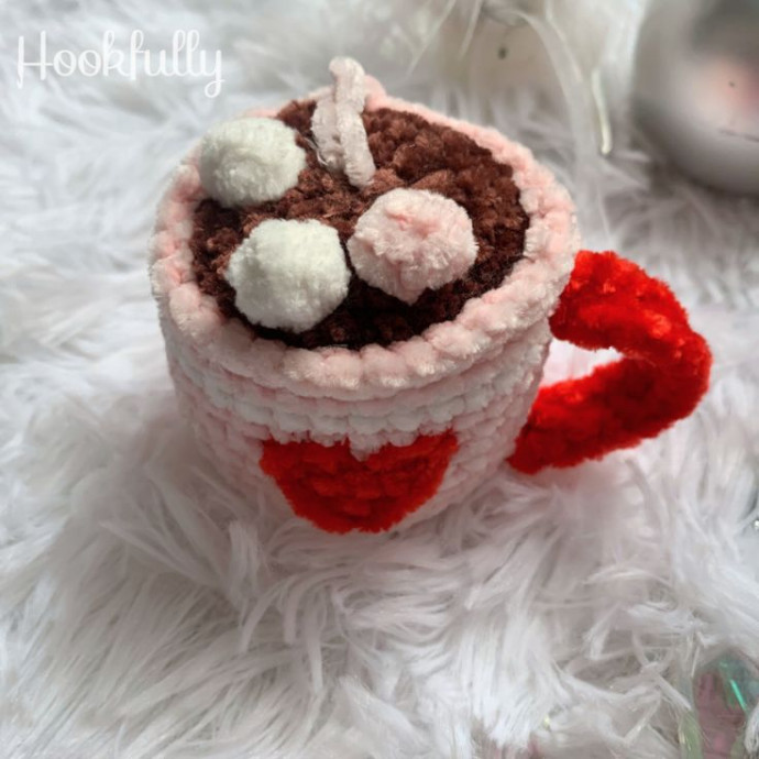 Crochet Hot Chocolate Mug Ornament