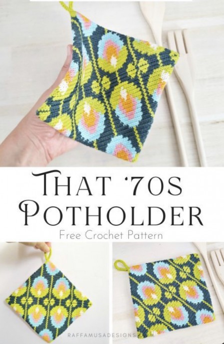 Crochet Adorable Potholder (Free Pattern)