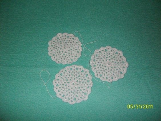 Crochet Round Granny Coaster