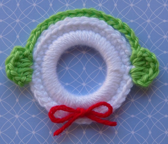 Crochet Snowman Ring Ornament