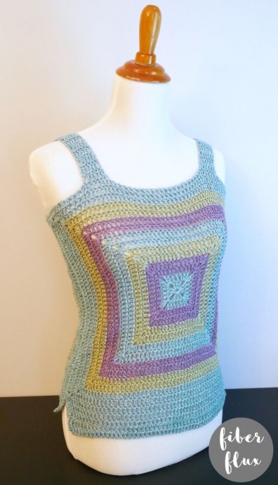 Crochet Summer Skies Tank Top