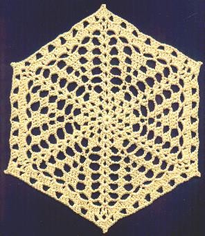 Crochet Small Hexagon Doily