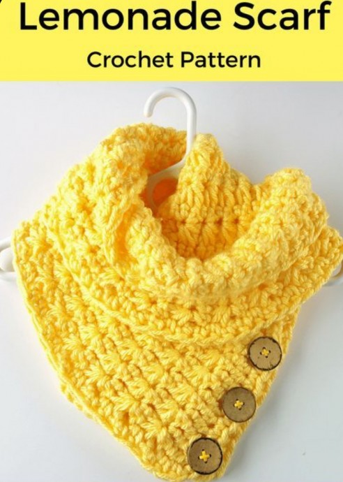 Crochet Lemonade Scarf (Free Pattern)