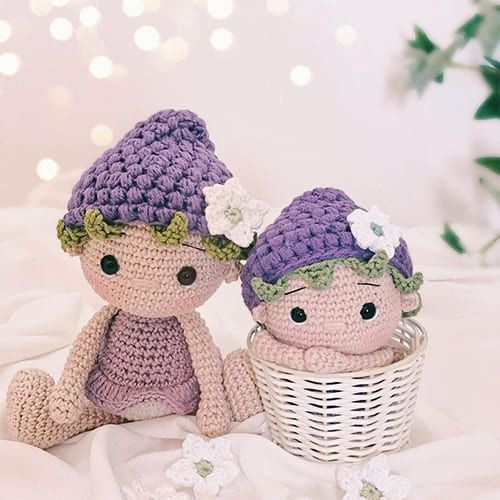 Crochet Baby Doll Berry Amigurumi