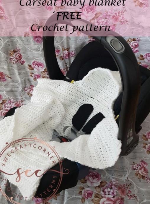 Car Seat Baby Blanket – Free Crochet Pattern