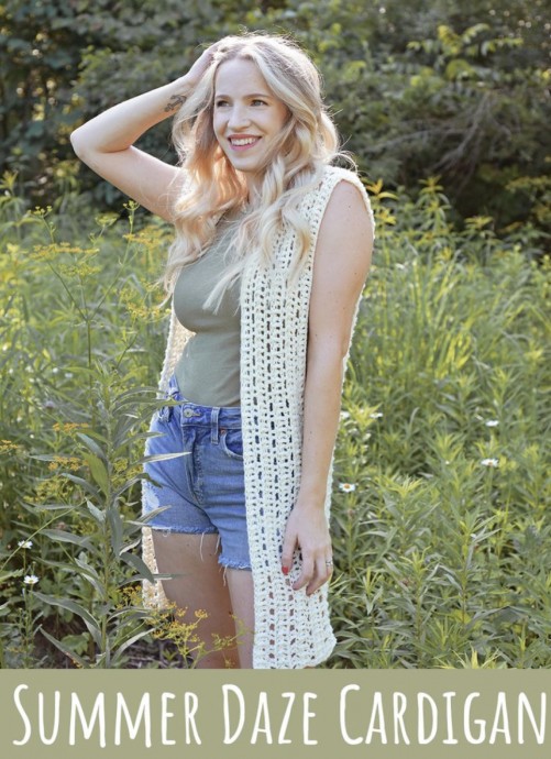 Summer Daze Cardigan Crochet Pattern (FREE)