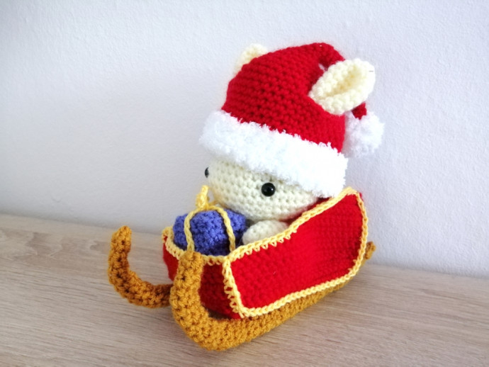 Crochet Santa Bunny