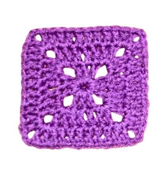 Crochet Solid Granny Square