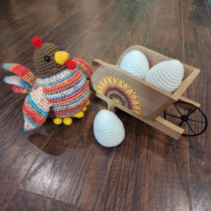 Crochet Aren the Chicken