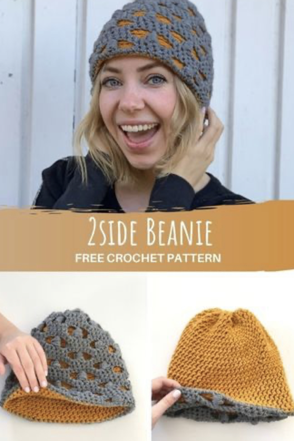 Adorable 2Side Beanie – FREE CROCHET PATTERN — Craftorator