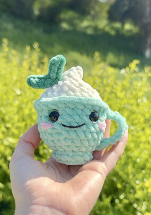 Crochet Mini Matcha Latte