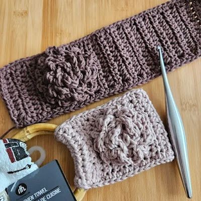 Crochet Kitchen Towel Holder