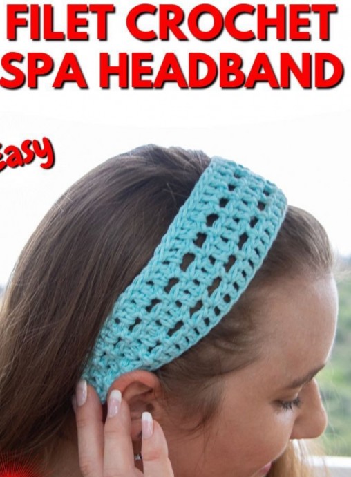 Crochet Headband with Elastic (Free Pattern)