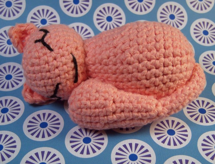 Crochet Peaches The Sleepy Amigurumi Kitty