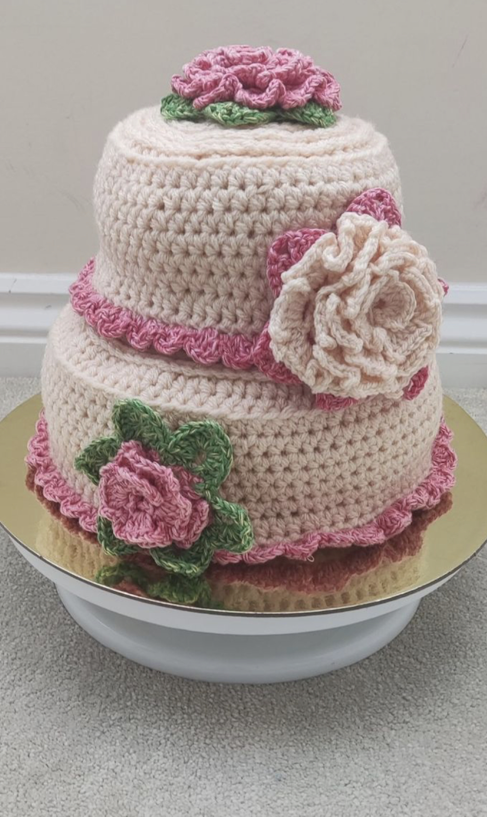 Easy Crochet Birthday Cake – Free Pattern – FREE CROCHET PATTERN ...