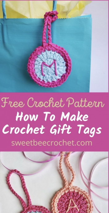 Crochet Gift Tags (Free Pattern)