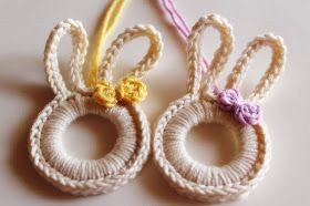 Crochet Easter Bunny Ornaments