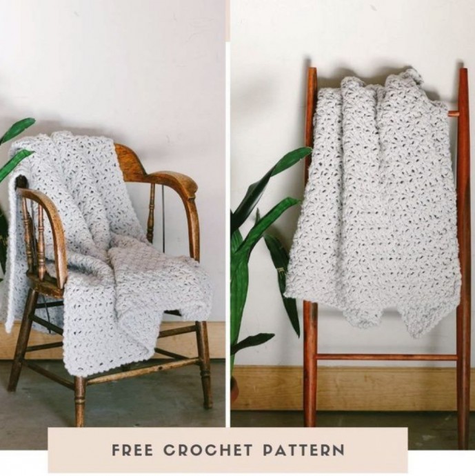 Crochet Chunky Blanket (Free Pattern)