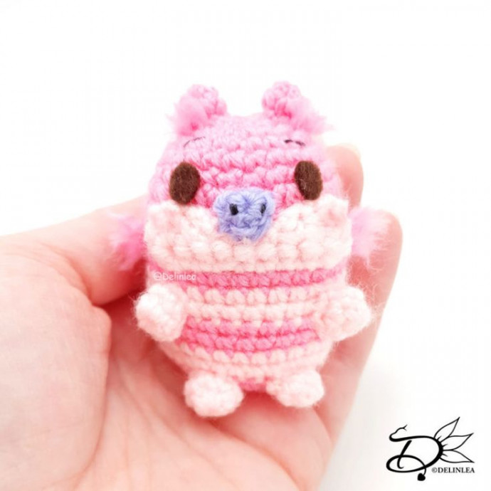 Crochet  Cheshire Cat Ufufy Amigurumi Toy