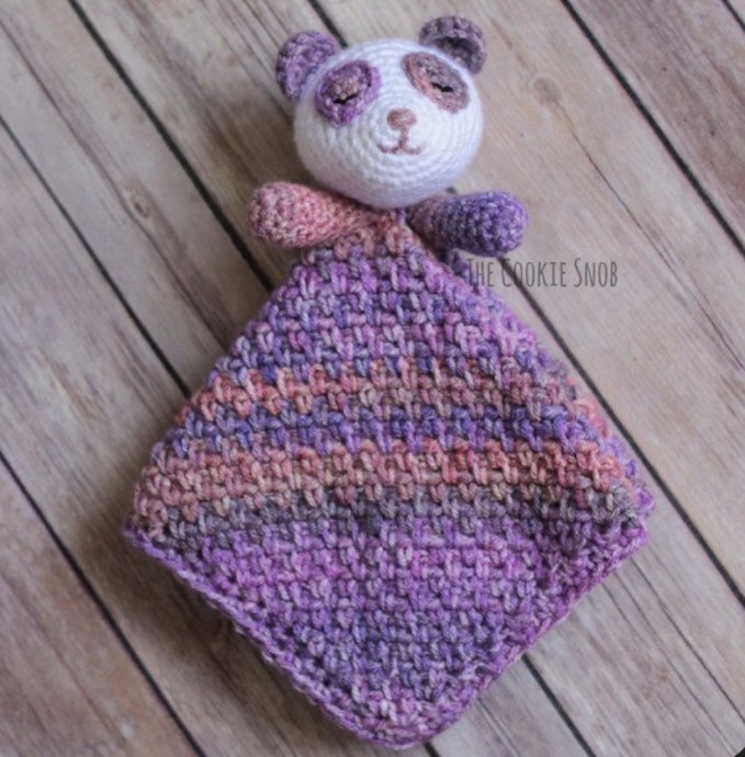 Free Crochet Pattern: Snuggly Panda Lovey