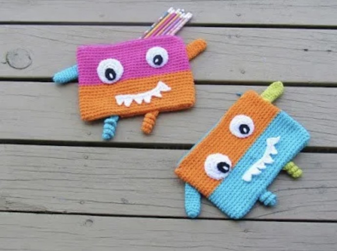 Monster Pencil Case or Pouch