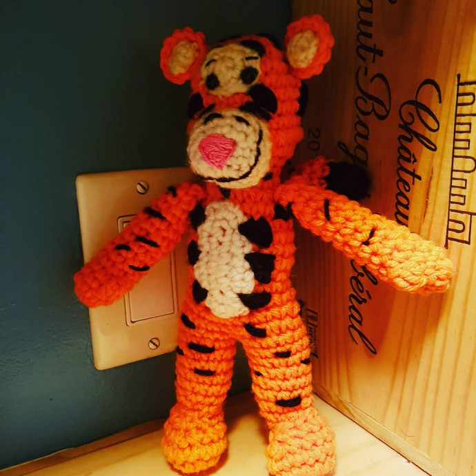 Crochet Tiger Toy