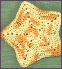 Crochet My Star Dishcloth