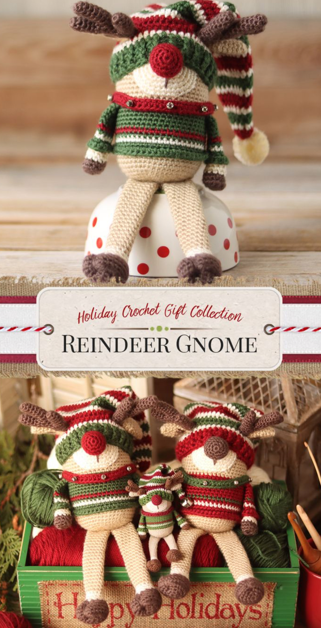 Crochet Reindeer Gnome – Free Crochet Pattern — Craftorator