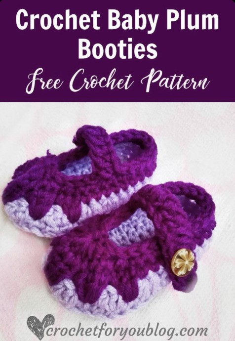 Baby Plum Booties