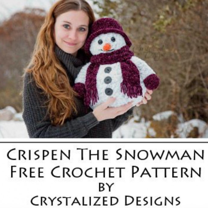 Crochet Crispen the Snowman (Free Pattern)