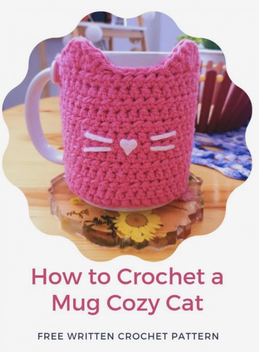 How To Crochet A Mug Cozy Cat