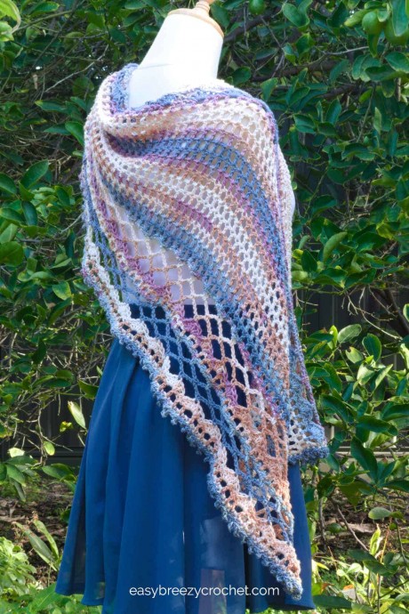 Crochet Rectangular Shawl