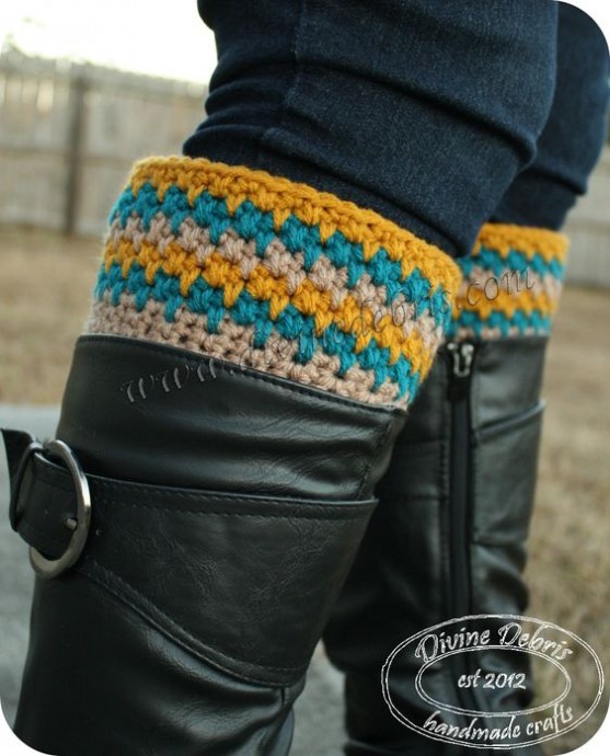 Crochet Willow Boot Cuffs