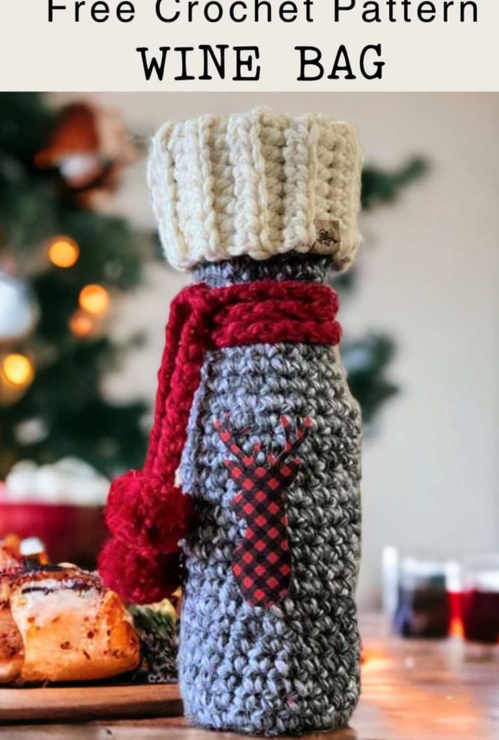 Crochet Wine Bottle Bag FREE CROCHET PATTERN — Craftorator