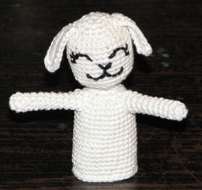 Crochet White Dog