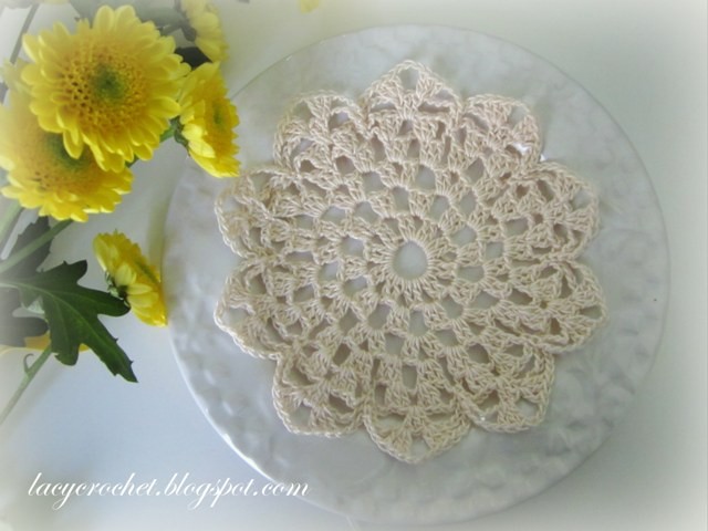 Crochet Small Flower Doily