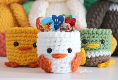 Crochet Duck Cups