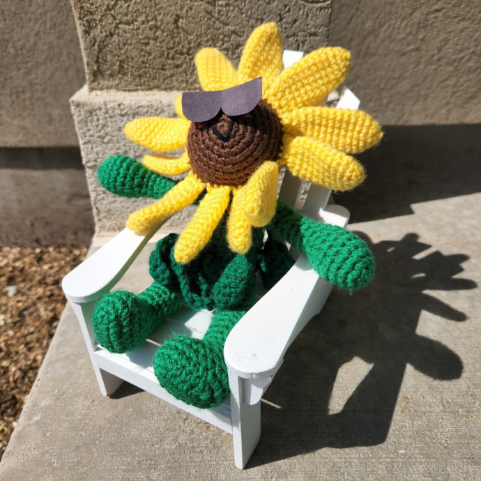 Crochet Sunflower Buddy Amigurumi